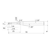三菱マテリアル ボールエンドミル MP3XB MP3XBR0100N025T15 1個（直送品）