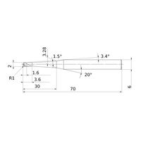 三菱マテリアル ボールエンドミル MP3XB MP3XBR0100N030T15 1個（直送品）