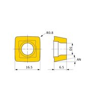 三菱マテリアル カッター用インサート アルミニウム合金加工用 SOGX SOGX166508-UN:TF15 1セット(10個)（直送品）