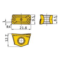 三菱マテリアル カッター用インサート 回転工具カッター用 XNMU XNMU190940R-MS:MP9130 1セット(10個)（直送品）