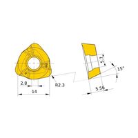 三菱マテリアル カッター用インサート 高送り用 JDMT JDMT140523ZDER-JL:MP9120 1セット(10個)（直送品）