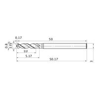 三菱マテリアル コバルトハイスドリル SEPDS SEPDSD0080 1個（直送品）