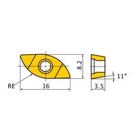 三菱マテリアル カッター用インサート 内刃用 SRG SRG16C:MP6120 1セット(10個)（直送品）