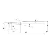 三菱マテリアル ボールエンドミル MP3XB MP3XBR0500N046T30 1個（直送品）