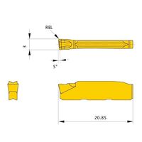 三菱マテリアル 溝入れ用インサート GY1M GY1M0300F030R05-GM:VP10RT 1セット(10個)（直送品）