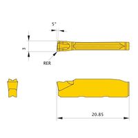 三菱マテリアル 溝入れ用インサート GY1M GY1M0300F030L05-GM:VP20RT 1セット(10個)（直送品）