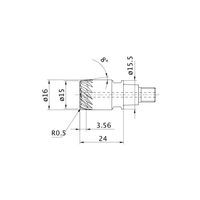 三菱マテリアル ラジアスエンドミル iMX_C15T_C IMX16C15T150R05T080C:EP7020 1個（直送品）