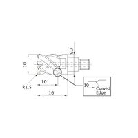 三菱マテリアル ラジアスエンドミル iMX_C4HV_S IMX10C4HV100R30010S:EP7020 1個（直送品）