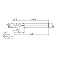 三菱マテリアル リーディングドリル DLE DLE1600S160P090:DP1020 1個（直送品）