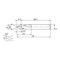 三菱マテリアル リーディングドリル GKCD GKCDD040P060 1個（直送品）