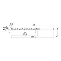 三菱マテリアル 高級高合金ハイスドリル VAPDJ VAPDJD0430 1個（直送品）