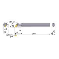 三菱マテリアル 内径加工 ディンプルバー FSVPB_C_A FSVPB2516R-11A 1個（直送品）