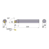 三菱マテリアル 内径加工 ディンプルバー FSTUP_A FSTUP2220R-11A 1個（直送品）