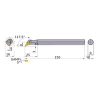 三菱マテリアル 内径加工 ディンプルバー FSVPB_C_A FSVPC1610R-08A 1個（直送品）