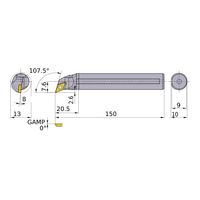 三菱マテリアル 内径加工 ディンプルバー FSDQC_A FSDQC1310R-07A 1個（直送品）