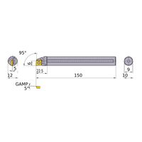 三菱マテリアル 内径加工 ディンプルバー FSCLC_P_A FSCLP1210L-08A 1個（直送品）