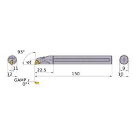 三菱マテリアル 内径加工 ディンプルバー FSWUB_P_A FSWUB1210L-L3A 1個（直送品）