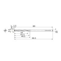 三菱マテリアル 超硬ソリッドドリル PILOTーMVSーPL MVS0950X02S100PL 1個（直送品）