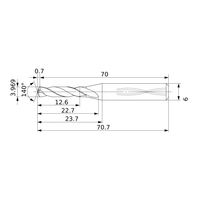 三菱マテリアル 耐熱合金加工用超硬ソリッドドリル DSAS DSAS0397X03S060:DP9020 1個（直送品）
