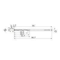 三菱マテリアル 超硬ソリッドドリル PILOTーMVSーPL MVS1110X02S120PL 1個（直送品）