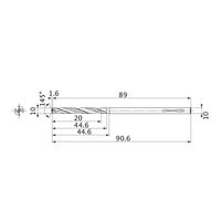 三菱マテリアル 超硬ソリッドドリル PILOTーMVSーPL MVS1000X02S100PL 1個（直送品）