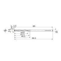 三菱マテリアル 超硬ソリッドドリル PILOTーMVSーPL MVS0940X02S100PL 1個（直送品）