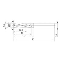 三菱マテリアル 超硬ソリッドドリル MFE MFE0930X02S100 1個（直送品）