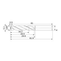 三菱マテリアル 超硬ソリッドドリル DSAE DSAE0510X03S060:DP9020 1個（直送品）