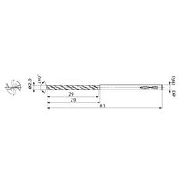 三菱マテリアル 超硬ソリッドドリル MICROーMVS MVS0290X07S030:DP1020 1個（直送品）