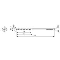 三菱マテリアル 超硬ソリッドドリル MICROーMVS MVS0150X20S030:DP1020 1個（直送品）