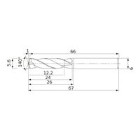 三菱マテリアル 超硬インサートドリル DWAE DWAE0560X02S060:DP102A 1個（直送品）