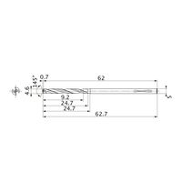 三菱マテリアル 超硬ソリッドドリル PILOTーMVSーPL MVS0460X02S050PL 1個（直送品）