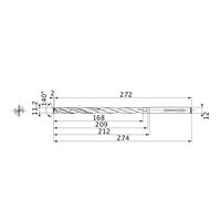 三菱マテリアル 超硬ソリッドドリル MVS MVS1120X15S120 1個（直送品）