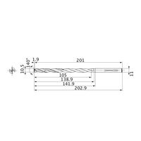 三菱マテリアル 超硬ソリッドドリル MVS MVS1050X10S110 1個（直送品）