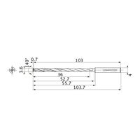 三菱マテリアル 超硬ソリッドドリル MVS MVS0360X10S040 1個（直送品）