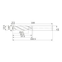 三菱マテリアル 超硬インサートドリル DWAE DWAE1350X02S140:DP102A 1個（直送品）