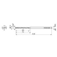 三菱マテリアル 超硬ソリッドドリル MICROーMVS MVS0210X30S030:DP1020 1個（直送品）