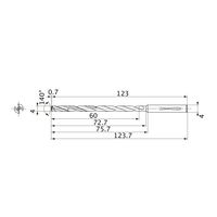 三菱マテリアル 超硬ソリッドドリル MVS MVS0400X15S040 1個（直送品）