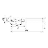 三菱マテリアル 超硬ソリッドドリル MFE MFE1650X02S180 1個（直送品）
