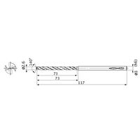 三菱マテリアル 超硬ソリッドドリル MICROーMVS MVS0260X25S030:DP1020 1個（直送品）