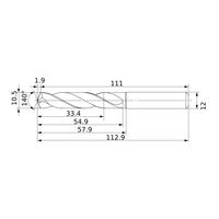 三菱マテリアル 超硬ソリッドドリル DSAE DSAE1050X03S120:DP9020 1個（直送品）