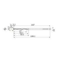 三菱マテリアル 超硬ソリッドドリル PILOTーMVSーPL MVS1350X02S140PL 1個（直送品）