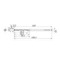 三菱マテリアル 超硬ソリッドドリル PILOTーMVSーPL MVS1310X02S140PL 1個（直送品）