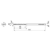三菱マテリアル 超硬ソリッドドリル MICROーMVS MVS0200X30S030:DP1020 1個（直送品）