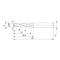 三菱マテリアル 超硬ソリッドドリル MFE MFE0220X02S040 1個（直送品）