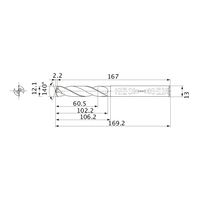 三菱マテリアル 超硬ソリッドドリル MVS MVS1210X20S130:DP1020 1個（直送品）