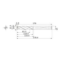 三菱マテリアル 超硬ソリッドドリル MVS MVS1310X20S140:DP1020 1個（直送品）