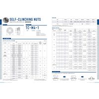 三価ホワイト セルフクリンチングナット TC-M3-0 1000個入り(小箱) TC-M3-0-1000B 1箱(1000個)（直送品）