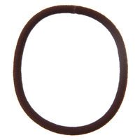 無印良品 ヘアゴムリング 太 茶 1個入 1セット（4袋） 良品計画