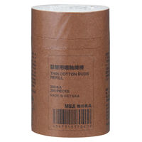 無印良品 細軸綿棒 200本詰替用 1セット（4個）  良品計画